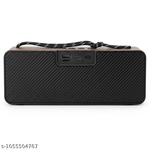 Bluetooth Speaker| Portable 10W Wireless Bluetooth 5.0 Speaker with TWS Pairing & FM Radio - Black - 2