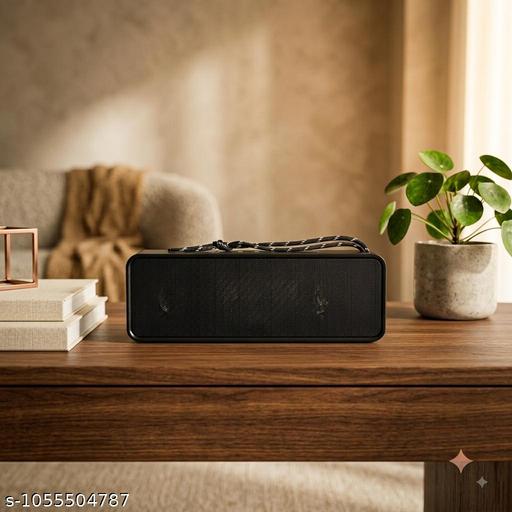 Bluetooth Speaker| Portable 10W Wireless Bluetooth 5.0 Speaker with TWS Pairing & FM Radio - Black - 3