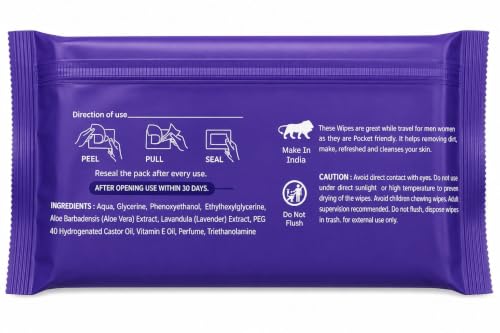 Multipurpose Refreshing Wipes, 80 Wipes/Pack - 4