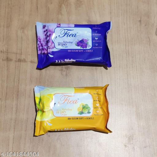 Wet Wipes Combo Pack (Lavender & Lemon) | 80 Wipes Each | Alcohol Free | pH Balanced | Soft & Gentle