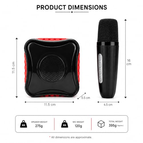 Wireless Bluetooth Stereo Speaker Compatible with All Android and iOS Smartphones, 10 W Bluetooth Speaker, Stereo Channel (Multicolor) - 5